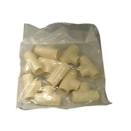 0.75 in. CPVC Tee; White - Pack of 10 - NIBCO 564813
